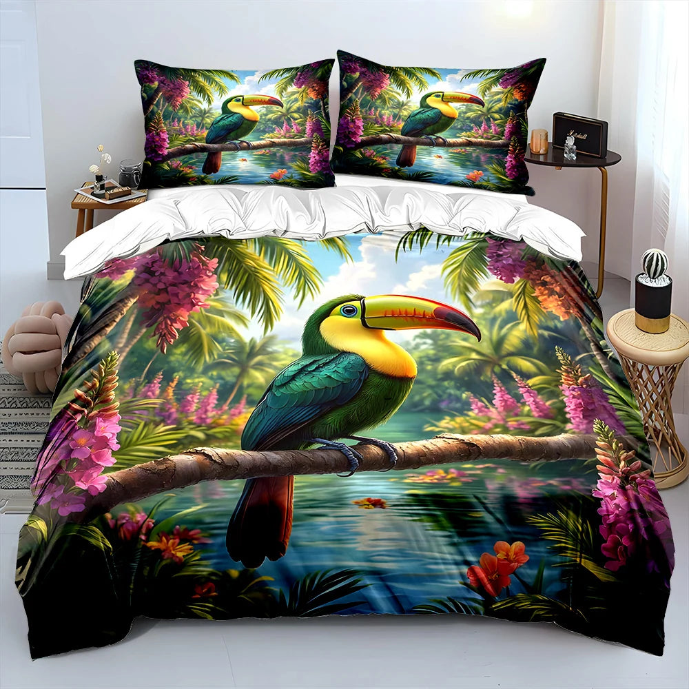 Ensemble de literie tropical