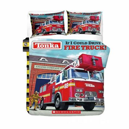 Ensemble de literie Pompiers Firefighter Truck Bedding Set