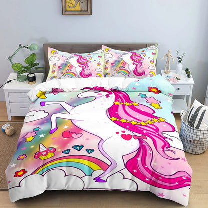 Ensemble de literie Licorne