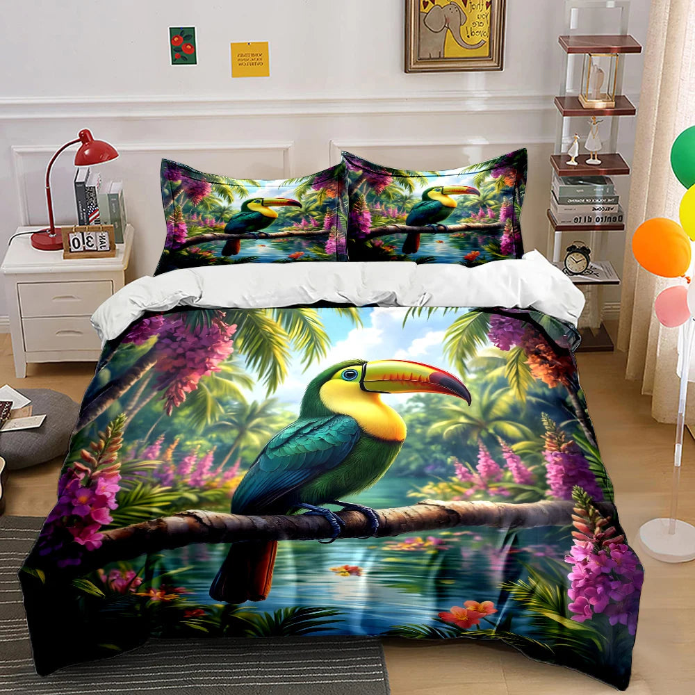 Ensemble de literie tropical