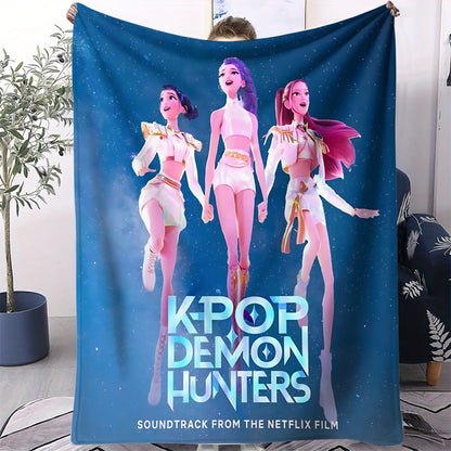 Couverture Pop Hunter Fantasy – Jeté Anime Doux et Confortable