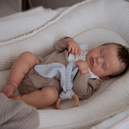 Poupée Reborn Full Body Silicone Doll Boy Mikey 49cm