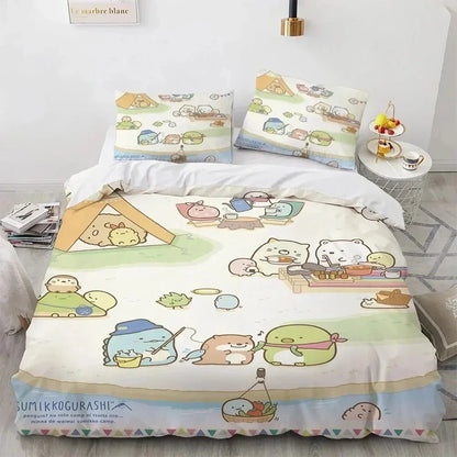 Kawaii Anime Bedding Set S-Sumiko Gurash