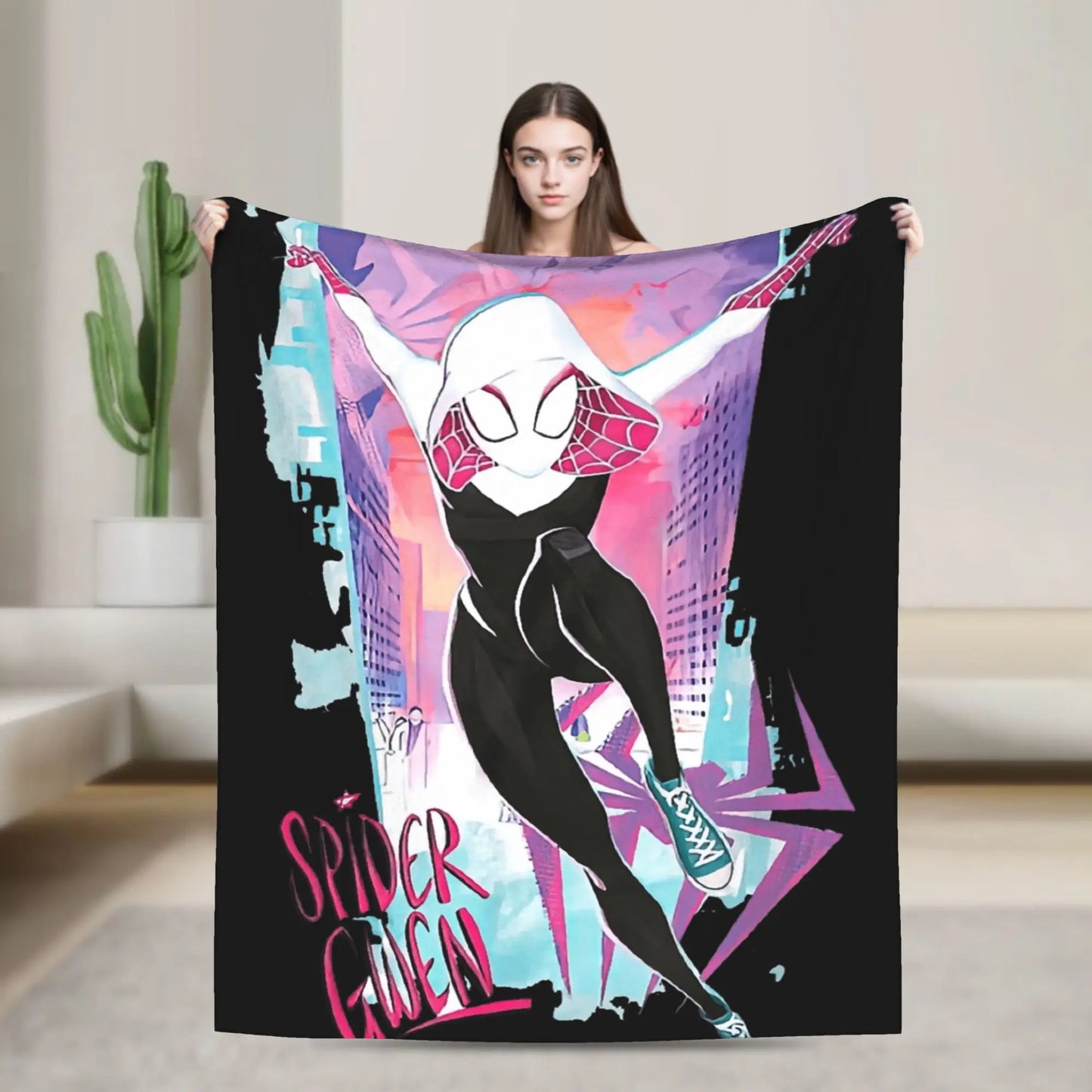 Spidey and Friends Blanket – Soft Children's Throw for Bed and Sofa
