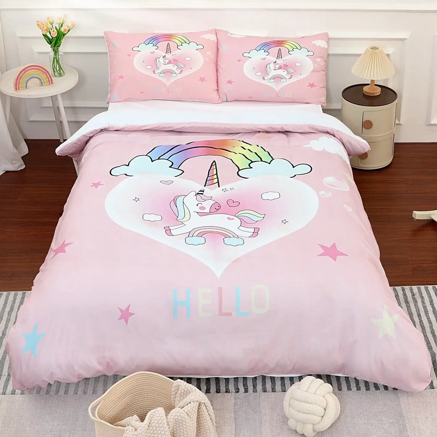Ensemble de literie Licorne