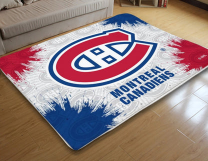 Tapis Montreal Canadiens Hockey League Carpet Mats Rugs