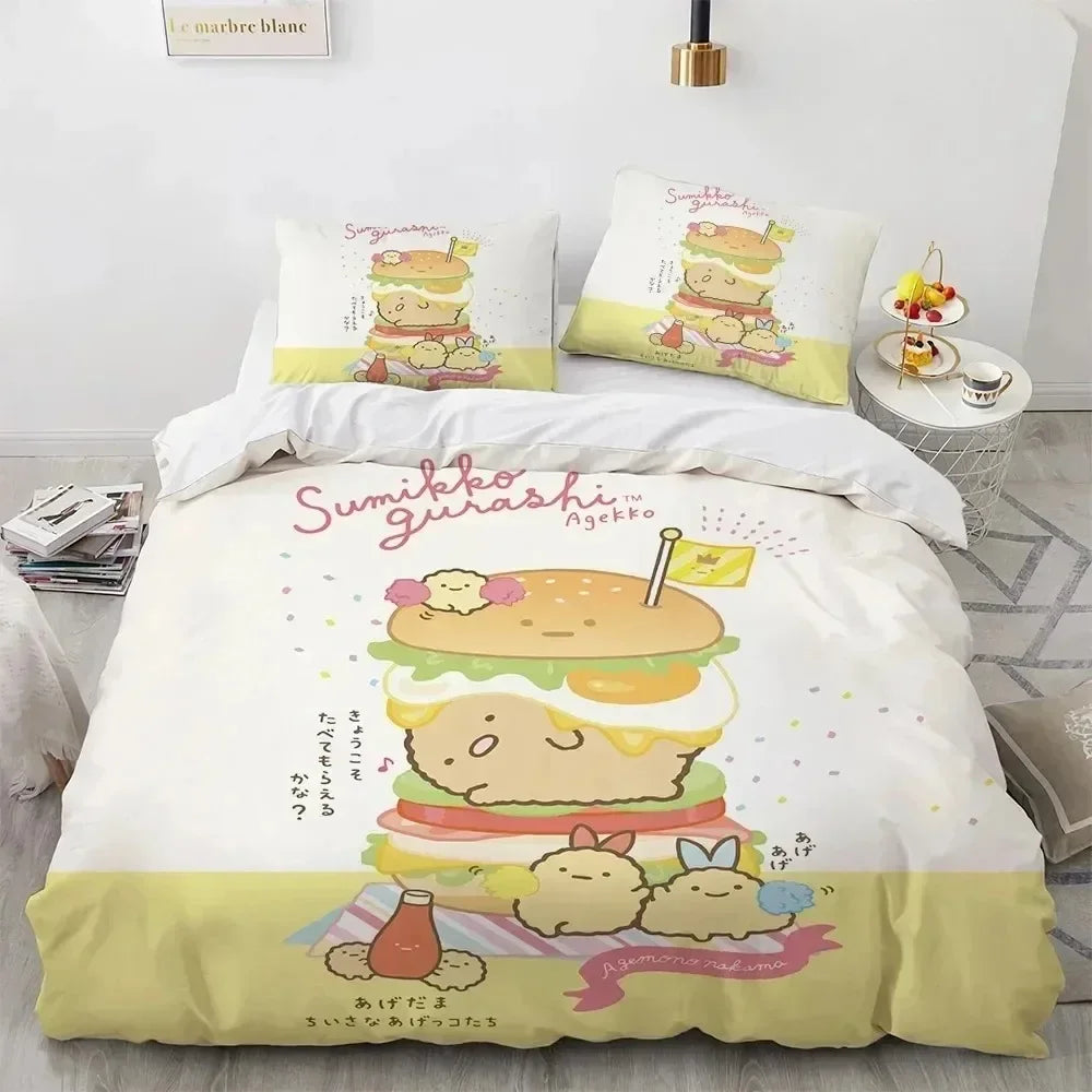 Kawaii Anime Bedding Set S-Sumiko Gurash