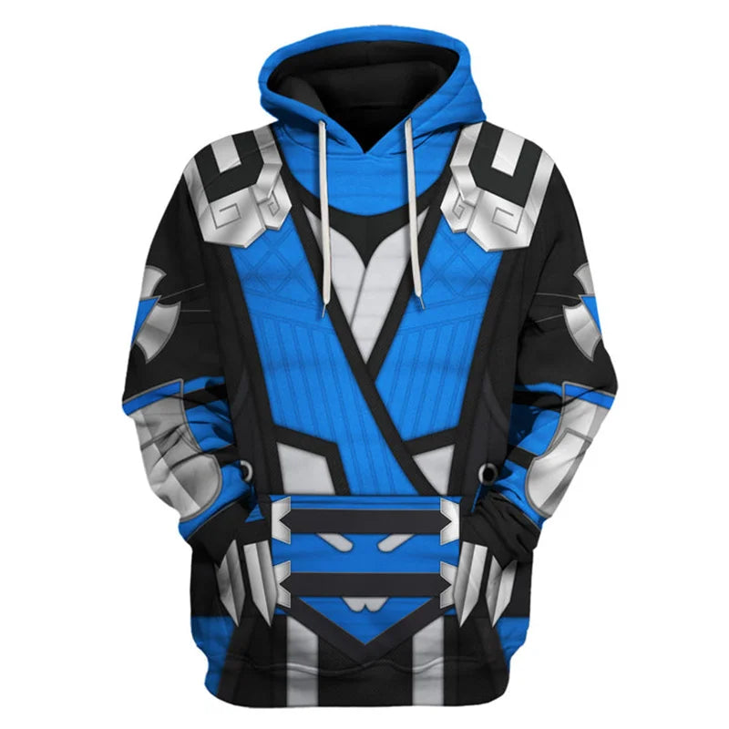 Hoodie M-Mortal Kombat  – Chandail à capuche gaming imprimé 3D unisexe