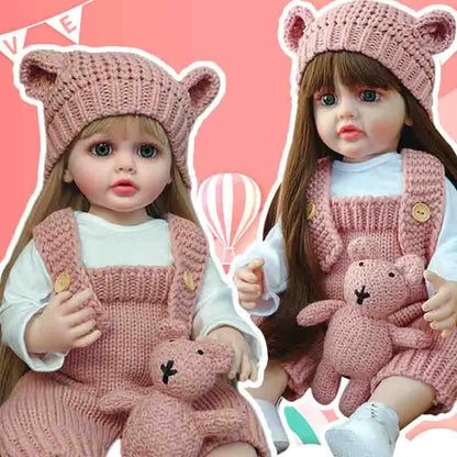 Reborn Baby Doll Melie Realistic Lifelike 55 cm Full Silicone