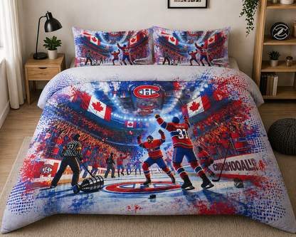 Ensemble de literie Montreal Hockey Team Playoffs