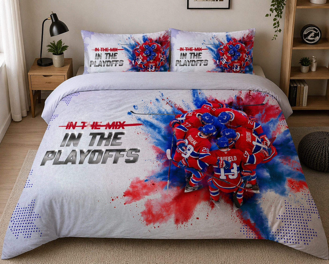 Ensemble de literie Montreal Hockey Team Playoffs